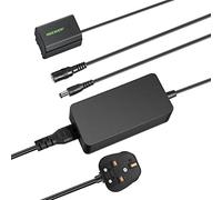 Neewer NP-FZ100 AC Power Supply Adapter and DC Coupler Dummy Battery Charger Kit Compatible with Sony A1, A9 II, A7R III, A7R IV, A7R V, A7S III, A7 III, A7 IV, A6600, A7C Cameras