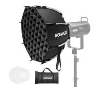 NEEWER Octagonal Softbox Kit, 17.7" Parabolic Soft Box with Light Diffusers for Studio Photography Video Recording Streaming Lighting Compatible with Aputure 120d Compatible with Godox SL60w, NS45P