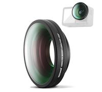 NEEWER OSMO Action FOV Boost Lens, 185° FOV Wide Angle Lens Compatible with DJI OSMO Action 4/5 Pro Accessories, Threaded Attachment Coated Action Camera Lens, FL-B30