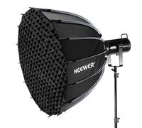 NEEWER Parabolic Softbox Kit, 35.4" Bowens Mount Soft Box, NS72P | With Light Diffusers, for Studio Photography Video Recording Streaming Lighting, Compatible with Aputure 120d Godox SL60w