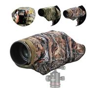 NEEWER PB019 Camera Rain Cover XL Large Waterproof Raincoat Protective Cover for Canon Sony Nikon Fujifilm DSLR Camera & Lenses up to 800 mm Double-Sided Camouflage Green Nylon