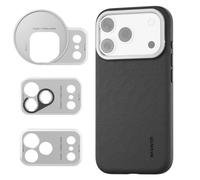 NEEWER Phone Case for 17 Pro Max, Modular Protective Heavy Duty TPU/PC Phone Cover with 67mm Filter Ring, 17mm Lens & T Mount Lens Backplates Compatible with Moment MagSafe iPhone 17 Pro Max, PA134