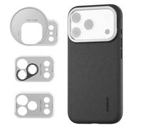 NEEWER Phone Case for 17 Pro, Modular Protective Heavy Duty TPU/PC Phone Cover with 67mm Filter Ring, 17mm Lens Backplate, T Mount Lens Adapter Compatible with Moment MagSafe iPhone 17 Pro, PA133