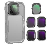 NEEWER Lens Filter Kit (5 Pack), Black Pro Mist Diffusion 1/4/ND8/ND16/ND32/ND64 Quick Release HD Optical Glass Only Compatible with 16 Pro (PA073) & 16 Pro Max (PA074) Cage