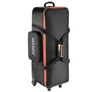 Neewer Photo Studio Equipment Trolley Carry Bag 38"x15"x11"/96x39x29cm with Straps Padded Compartment Wheel