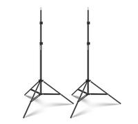 NEEWER Photography Light Stand, 7 Feet / 210cm Aluminum Alloy Photo Studio Tripod Stands for Video, Portrait and Photography Lighting, Reflectors, Soft boxes, Umbrellas, Backgrounds (2 Pieces)