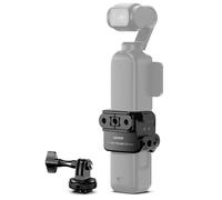 NEEWER Pocket 3 Cage & Action Camera Adapter Compatible with DJI Osmo Pocket 3 & Action 2 Magnetic Mount, Aluminum Alloy Gimbal Rig with 1/4" Threads Cold Shoe for Accessories Extension, AC009 PRO