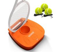 NEEWER Portable Solo Tennis Trainer Rebound Ball Set with Nonslip Weighted Iron Base, Racket Holder, 3x Elastic String Tennis Ball, Self Practice Rebounder for Adults, Kids & Beginners, TB01Z