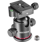 NEEWER Pro Metal Tripod Ball Head 360 Degree Rotating Panoramic with 1/4 Inch Qu