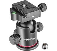 Neewer Professional Metal 360 Degree Rotating Panoramic Ball Head with 1/4 inch Quick Shoe Plate and Bubble Level,up to 17.6pounds/8kilograms,for