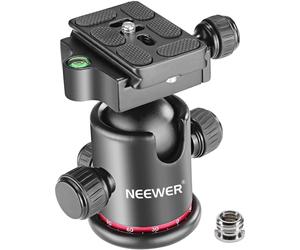 Neewer Professional Metal 360 Degree Rotating Panoramic Ball Head with 1/4 inch Quick Shoe Plate and Bubble Level,up to 17.6pounds/8kilograms,for