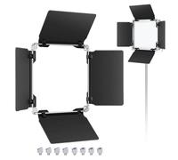 NEEWER Professional Video Light Barn Door for NEEWER 480 LED Light Panel | 4.5x6.9 Inches/11.5x17.5 cm, Rugged Metal Construction, Only Barndoor Included