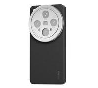 NEEWER Protective Phone Case Compatible with OPPO Find X8 Ultra, Heavy Duty TPU + PC Faux Leather Cover with 17mm Lens Mounts & 67mm Filter Adapter for Wireless Charging, PA116 Black + Silver
