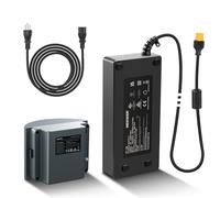 Neewer Q300 Dummy Battery Kit for Q300 Outdoor Strobe Flash with AC Power Adapter & Cable (UK Plug), 12.6V 20A Replacement for Q300 Battery, Intelligent Safety Protection, 16.4ft Length, NT-Q300