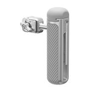 NEEWER Quick Release Side Handle with Anti Off Cold Shoe, 360° Rotation, Nonslip Grid, Compatible with iPhone 16 Pro 16 Pro Max S25 Ultra Phone Cage Accessories, Silver + Gray, PA045