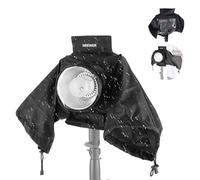 NEEWER Rain Cover for Q4 Outdoor Strobe Flash, Nylon Camera Lens Raincoat with Viewing Window, Sleeves, Touch Fasteners, Drawstrings, Only Compatible with NEEWER Q4 Strobe Light, CQP1
