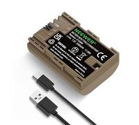 NEEWER Rechargeable Camera Battery with USB Charging Cable Type C, LP-E6NH LP-E6N LP-E6 Battery Compatible with Canon EOS R5 R6 R6 II R7 R 5D II III IV 6D 6D II 7D 7D II 60D 70D 80D 90D