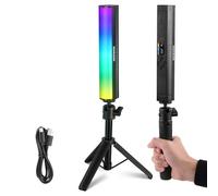 NEEWER RGB Light Wand with Desk Tripod, Magnetic Handheld Photography Video Lighting Stick, 2500K-8500K Dimmable CRI95+ Full Color LED Tube Light Bar, 2550mAh Battery 17 Scenes for Vlog TikTok, TL20C