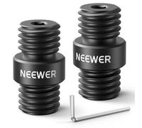 NEEWER 15mm Rod Connector, 2 Pack, M12x1.5 Connector for 15mm Support Rod Extension on Shoulder Rig & Video Rig, Only for NEEWER Aluminum Alloy 15mm Rods, SR020