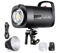 NEEWER S102-400W PRO Strobe Flash Light with 2.4G Trigger, 400Ws GN62 5600K with 30W LED Modeling Lamp Bowens Mount Reflector S1/S2 Mode Silent Fan for Portrait Product Photography, QPRO Supported