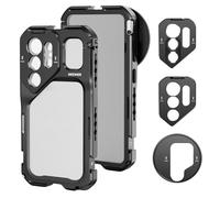 NEEWER S26 Ultra Phone Cage, Mobile Video Rig Stabilizer Vlog Kit with 3x Backplate for 67mm Filter, 17mm Phone Lens & T Mount Lens, Compatible with Samsung Galaxy S26 Ultra Only, PA182