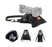 NEEWER Sandbag for Photography, 15.5"x9.4" Foldable Handheld Storage Bag with Shoulder Strap, Heavy Duty Polyester Saddlebag/Beanbag/Tripod Weight Bag for Camera Lens Support & Light Stands Boom Arms