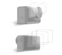 NEEWER Screen Protector Accessories Kit (3 Pack) Compatible with DJI Osmo Action 5 Pro Camera, 9H HD Anti Scratch Tempered Glass Touchscreen Lens Protector, Not for Original Protective Frame, CA147
