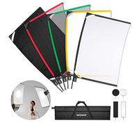 NEEWER SF6090F 5-in-1 Folding Flag Kit for Photography, Reflector, Light Modifier, for Soft, Diffused and Bright Effects, Carry Bag Included