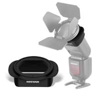 NEEWER SFR2 Silicone Square Flash Head Adapter Ring for Z760 NW760 NW700 NW620 NW635II TT560 Square Speedlight M12 Dome Diffuser CRM2 Magnetic Round Flash Head Accessory Color Gel Kit