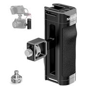 NEEWER Side Handle for Camera Cage, Lightweight ABS + PC and Silicone Non-slip Moulded Silicone, Screws 3/8 Inch 1/4 Inch, Pivot Positioning, Vertical Adjustable Arm, ColdShoe, CA069H
