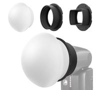 NEEWER Silicone Flash Diffuser with Two Magnetic Adapter Rings, Light Modifier Shaper Softbox for NEEWER NW620 NW700 NW760 Z880 Z760 Square Head & Z1 Z2 Round Head Speedlite, CRS2