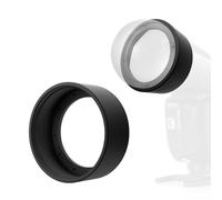 NEEWER Silicone Round Flash Head Adapter Ring for Z2II Z3 Round Speedlights, M12 Dome Diffuser, and CRM2 Magnetic Flash Accessories Barndoor Grid Color Gel Kit, CRS19