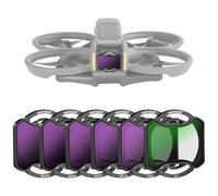 NEEWER Snap On ND&UV Filter Set Compatible with DJI Avata 2, 6 Pack UV & Neutral Density Filters ND8 ND16 ND32 ND64 ND256 Drone Lens Accessories with Ultra Slim Frame & Double Sided Coated HD Glass