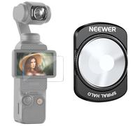 NEEWER Spiral Halo Prism Lens Effect Filter Compatible with DJI Osmo Pocket 3 and Creator Combo Accessories, Magnetic, HD Optical Glass, Gimbal Camera Lens Prisms Filter with Screen Protector, FL-C35