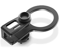 Neewer SSD Holder with Detachable Cold Shoe for Portable SSD 0.3"-0.6"/8-16mm Thick, Compatible with MagSafe 16 15 Samsung T9 T7 T5 for SanDisk for Lexar Compatible with SmallRig Cage, PA085