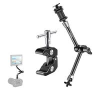 NEEWER ST20 Super Clamp & 11" Adjustable Friction Articulating Arm Compatible with SmallRig Camera Cage/Rig, More Extension for Monitor/LED Light/Webcam, Max Load 2kg