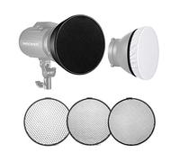 Neewer Standard Reflector 7 inches/18 centimeters Soft Diffuser with 20/40/60 Degree Honeycomb Grid for Bowens Mount Studio Flash Strobe Light Monolight