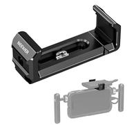 Neewer SSD Holder 40-65mm Quick Release SSD Bracket Mount with Cable Clamp Compatible with SmallRig Phone Cage for 16 Pro Max 15 Pro Max Samsung S24 Ultra T9 T7 T5 SanDisk, PA065