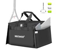 NEEWER TB01B Tennis Ball & Pickleball Hopper Basket for 110 Balls, Heavy Duty Polyester Carry Bag for NEEWER TB01S Ball Picker, Portable Baseball Golf Caddy with Side Pockets, ONLY the Bag Included