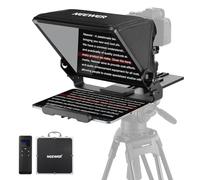 NEEWER Teleprompter with Arca Type Camera Mount, Cold Shoes, RT113 Remote Teleprompter App, Online Teaching/Vlogger/Live Streaming Prompter for iPad Tablet, Assembly Free, X12II