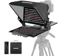 NEEWER Teleprompter with Arca Type Camera Mount, Cold Shoes, RT113 Remote Teleprompter App, Online Teaching/Vlogger/Live Streaming Prompter for iPad Tablet, Assembly Free, X12II