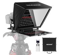 NEEWER Teleprompter X14 with RT-110 Remote & APP Control (Bluetooth Connection via NEEWER Teleprompter App), Portable No Assembly Compatible with iPad Android Tablet, Smartphone, DSLR Camera