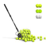 NEEWER Tennis Ball Pickleball Collector Roller, No Bending Over Quick Rolling Picker for 1.5"-3" Balls, 30-58"/77-148cm Telescopic Golf Ball Retriever for Up to 40 Tennis Balls, TB01S