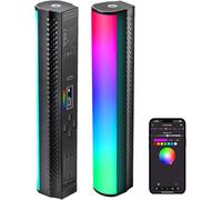NEEWER RGB Light Wand with APP Control, Magnetic Handheld Photography Video Light Stick,2500K~8500K Dimmable CRI95+ Full Color LED Tube Bar with 2550mAh Battery, 17 Light Scenes for Vlog, TL21C