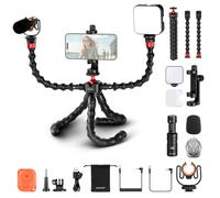 NEEWER TP91 Flexible Tripod Vlog Kit with CM14 PRO Mic & PL81 LED Light
