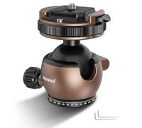 Neewer Tripod Ball Head Mount Adapter, Low Profile Tripod Head Camera Ball Mount, Quick Lock with 1/4" QR Plate Compatible with Peak Design Capture Camera Clip, 360° Pan 90° Tilt, Max Load 22lb, GM32