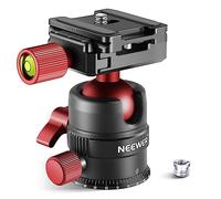 NEEWER Tripod Head, 360° Rotating Panoramic Ball Head with 1/4” Quick Shoe Plate for Tripod Monopod Slider DSLR Camera Camcorder, Max Load up to 5kg/11lb - GM28