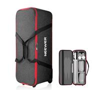 Neewer Trolley Case for Photo Studio Equipment, 37.8"x15.3"x12.2"/96x39x31cm, Tripod Rolling Bag with Wheels/Straps/Padded Compartment/Handle for Light Stands, Strobes, Photography Accessories, PB009