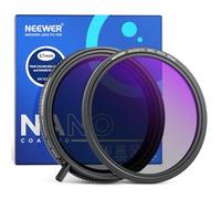 NEEWER True Colors 67mm Variable ND2-32 & CPL with Magnetic ND32, Polarized ND Filter Set, 2in1 Adjustable One Rotatable Light Reduction Reflection Elimination No Color Shift No X Cross No Vignetting