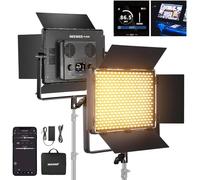 NEEWER Two-Tone LED Video Light Panel, APP Control/2.4G/DMX, 60W 26600Lux/0.5m 2500K-8500K 13 Scene, V-Powered Battery, Lighting for Photography Open Studio Video Makeup Streaming, PL60B
